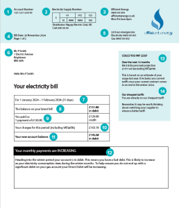 How To Read Your Electricity Bill - National Energy Action (NEA)